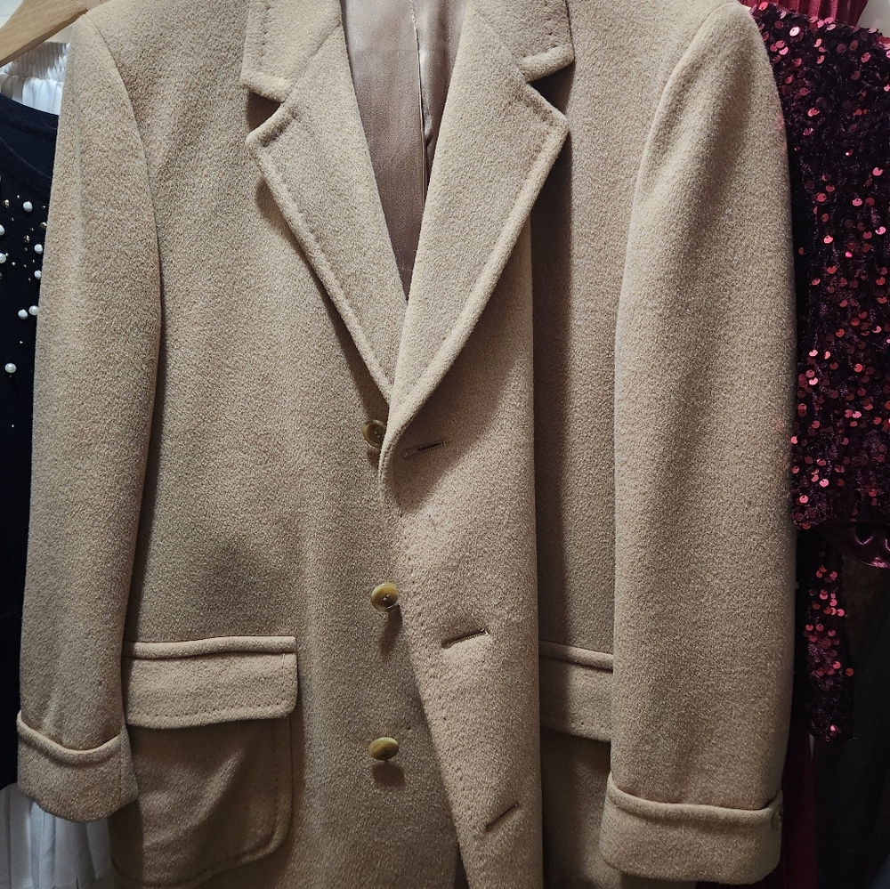 Tan Peacoat